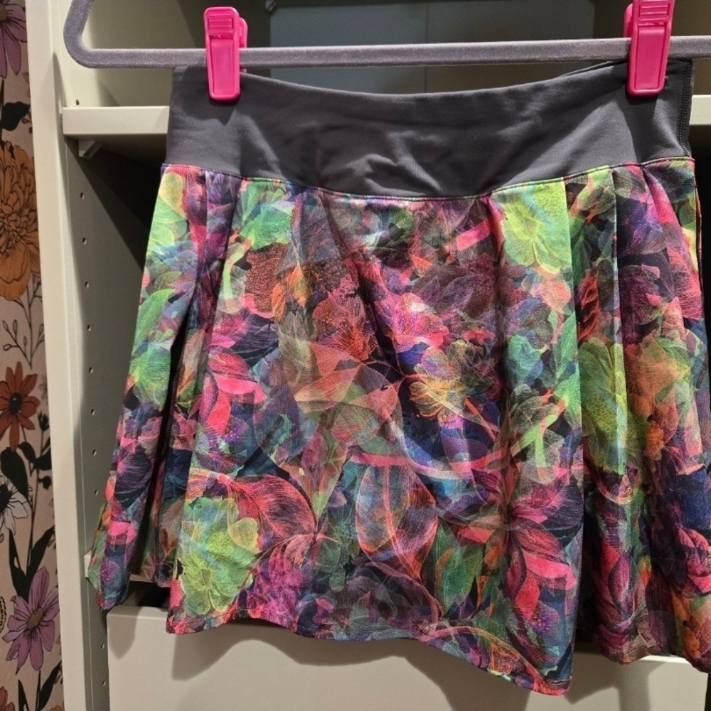 Lululemon Athletica Multicolor Skater Tennis Skirt